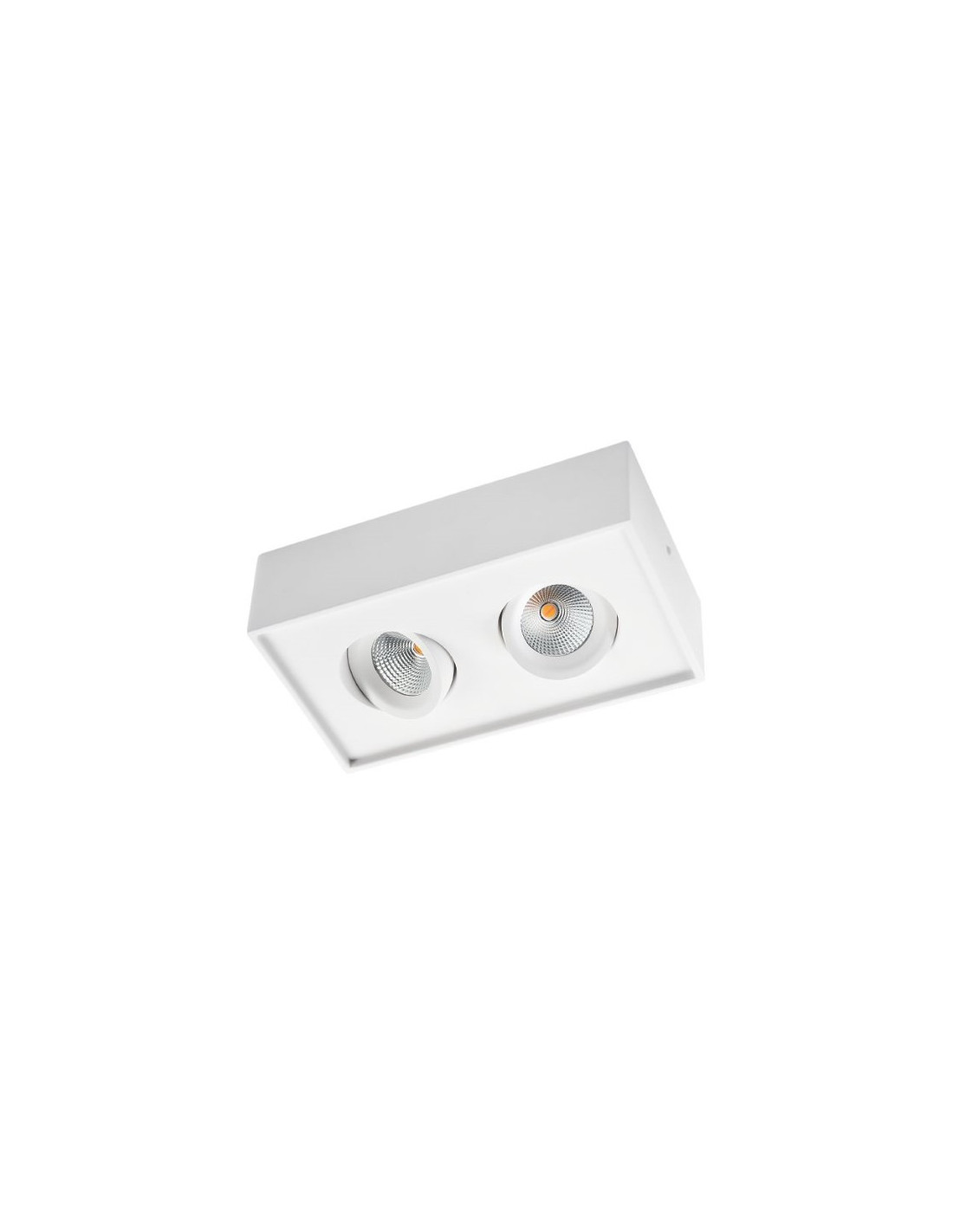 Gyro cube blanc 2x6W LED