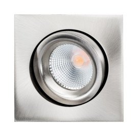Junistar Lux Square Acier Brossé 8W Led 2700K