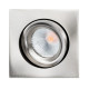 Junistar Lux Square Acier Brossé 8W Led 2700K