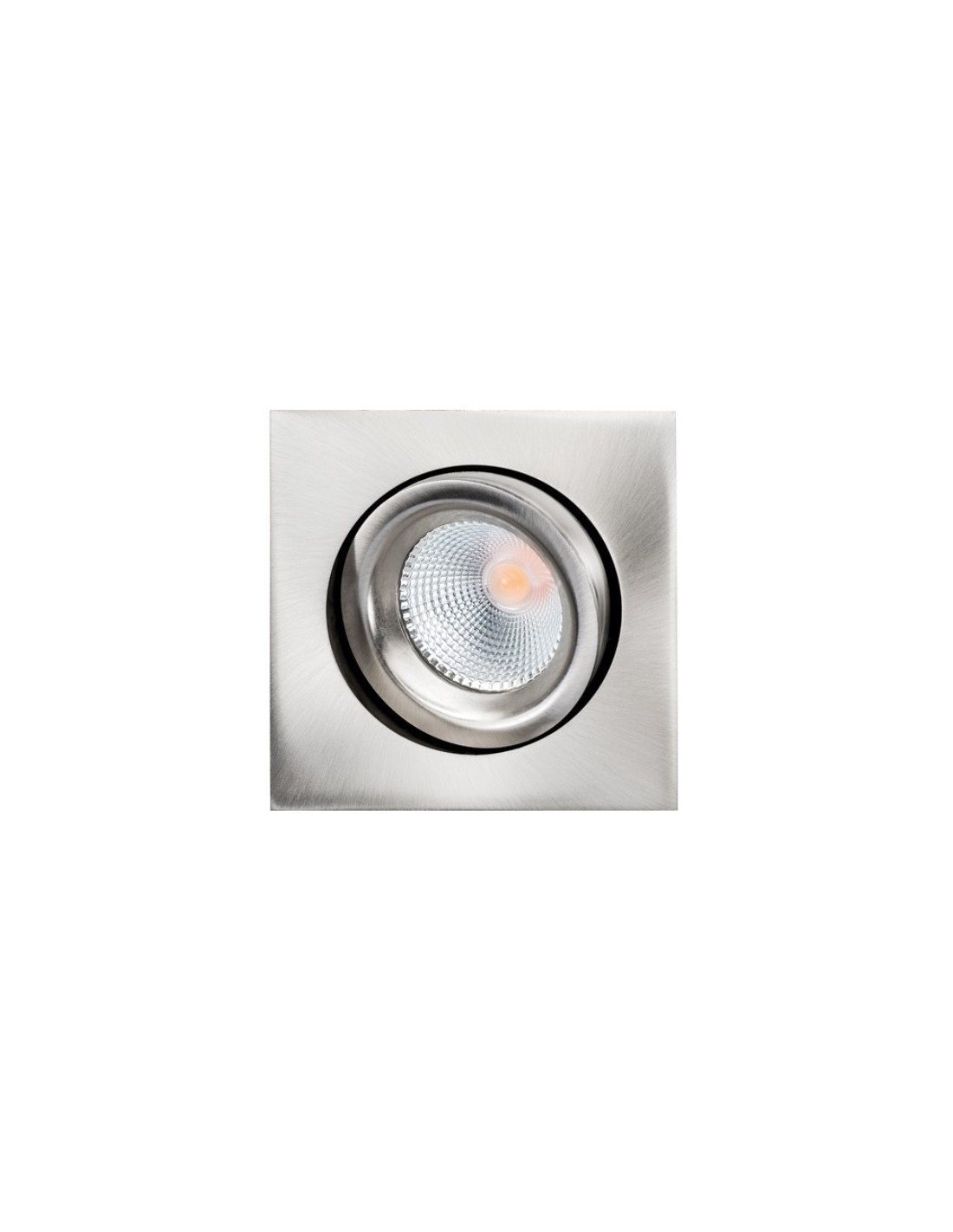Junistar Lux Square Acier Brossé 8W Led 2700K
