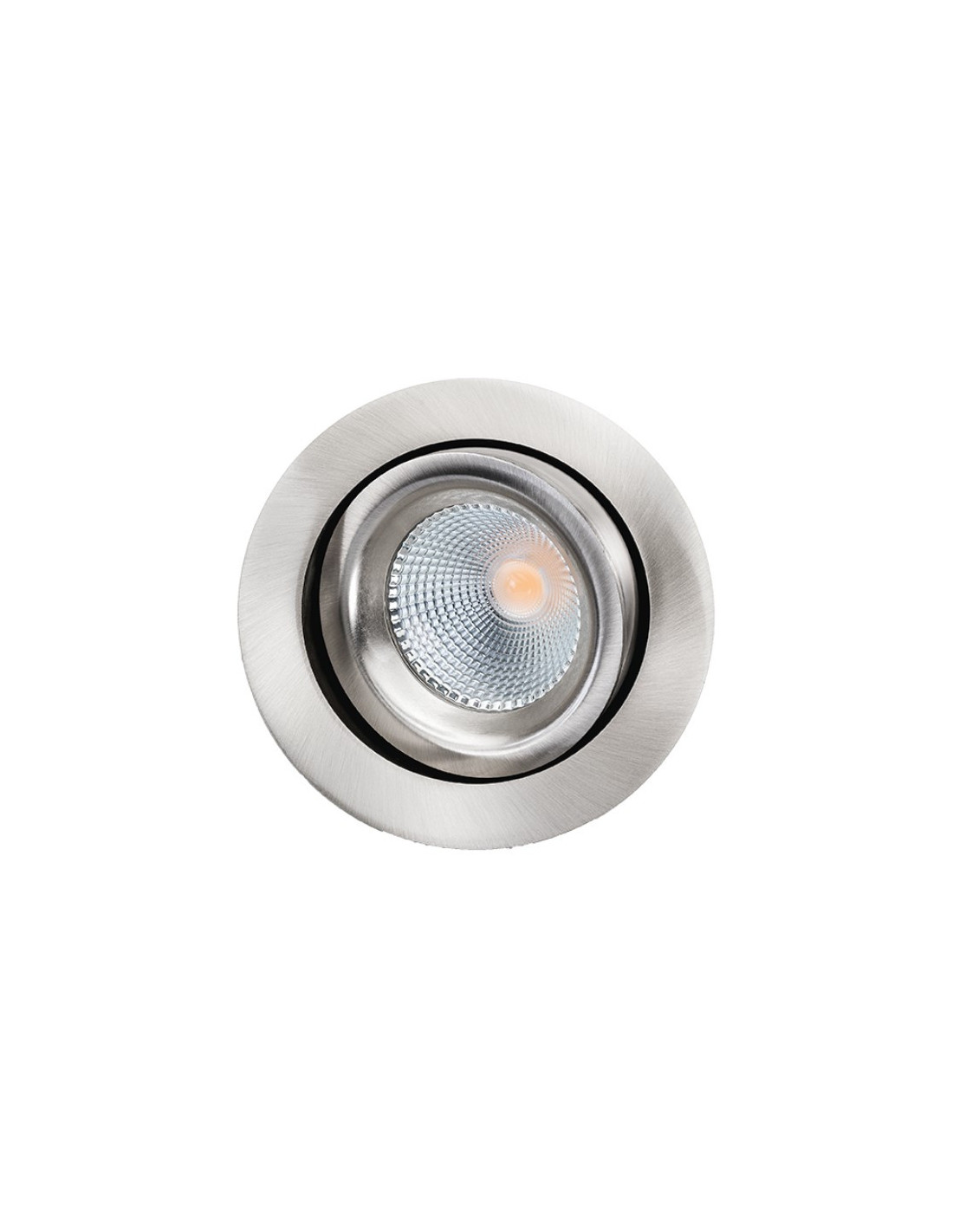 JUNISTAR LUX Acier brossé 7W led 3000K CRI98 220-240V 520lm 100000u 42° dim