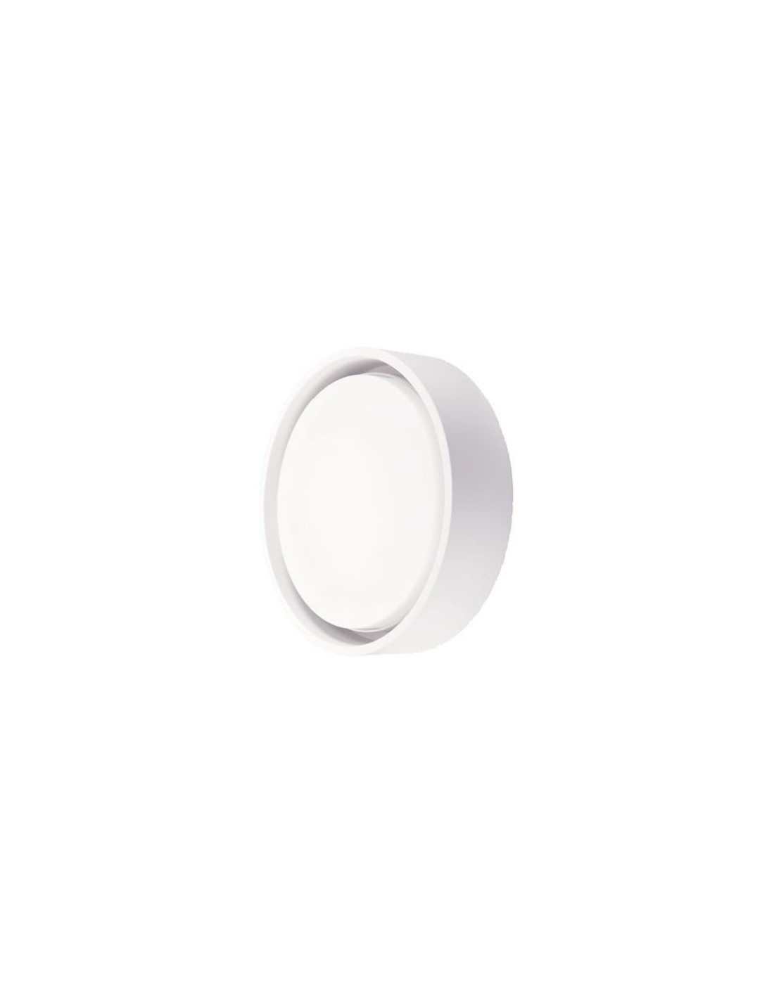 Frame Round Blanc Led 3000K + Crépusc.