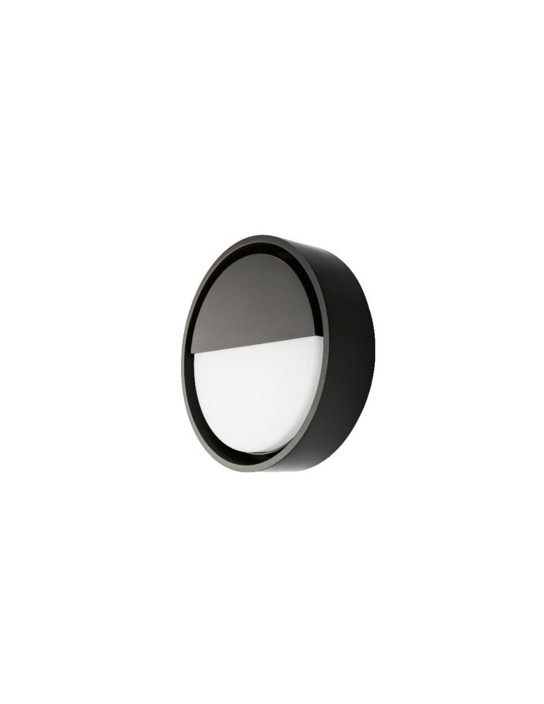 Frame Round Wall Noir Led 3000K