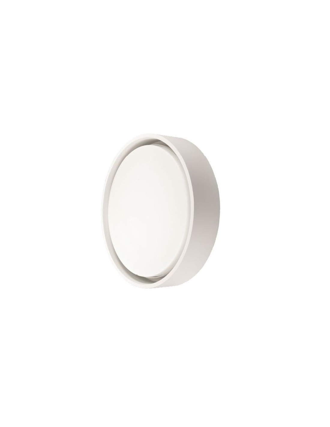 Frame Round Maxi Blanc Led 3000K + Crépu