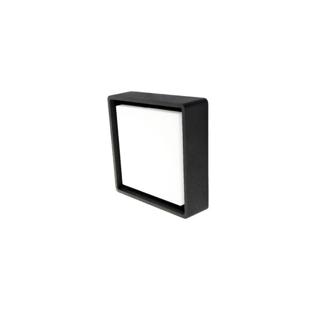 Frame Square Noir Led 3000K + Crepusc.