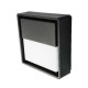 Frame Square Wall Noir Led 3000K