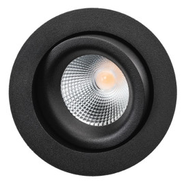 JUNISTAR LUX Noir 7W led 3000K CRI98 220-240V 520lm 100000u 42° dim
