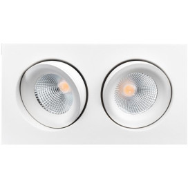 Junistar Lux Square Blanc 2X8W Led 2700K