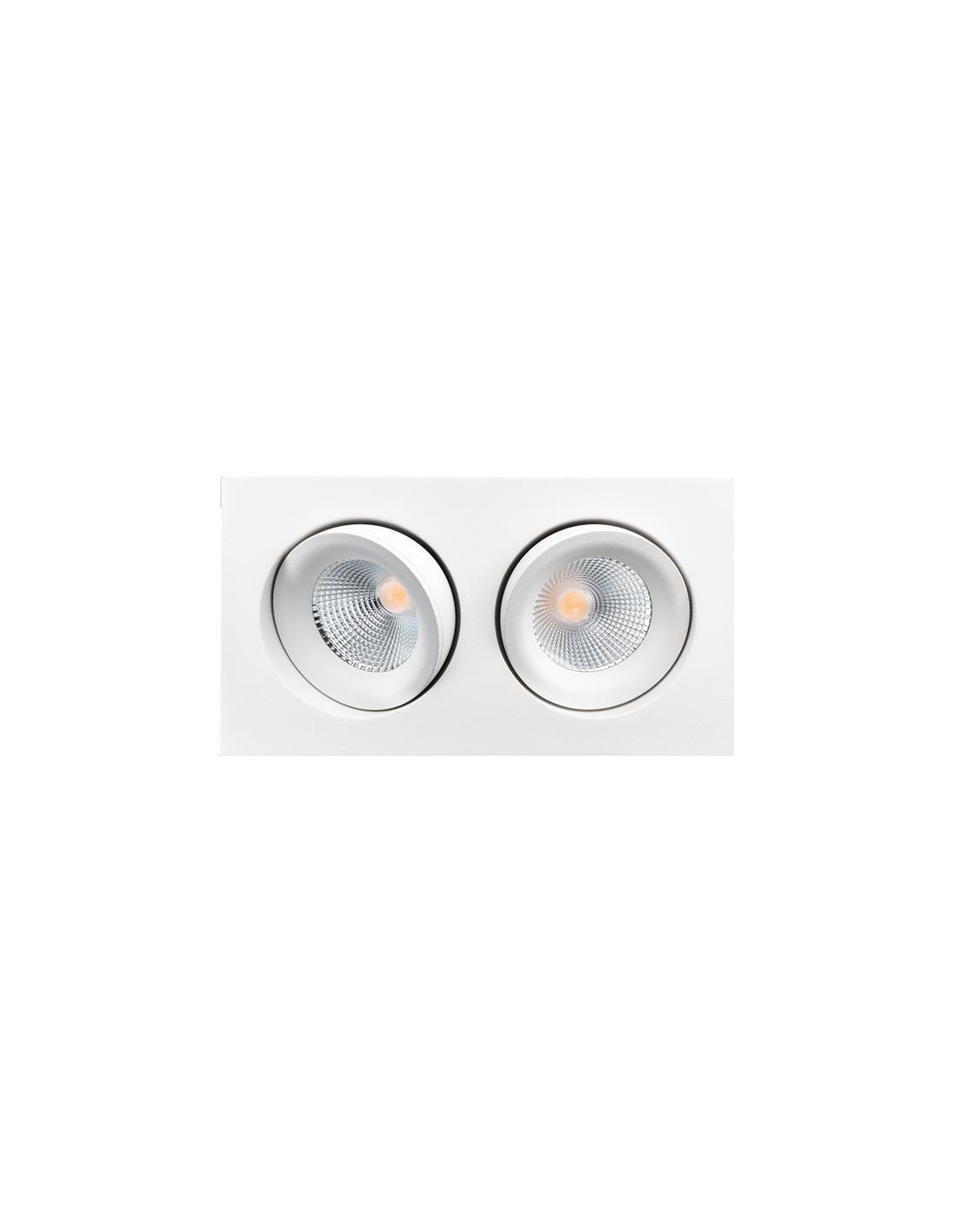Junistar Lux Square Blanc 2X8W Led 3000K