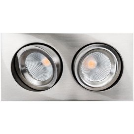 Junistar Lux Square Ac.Brs. 2X8W Led 300