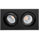 Junistar Lux Square Noir 2X8W Led 4000K