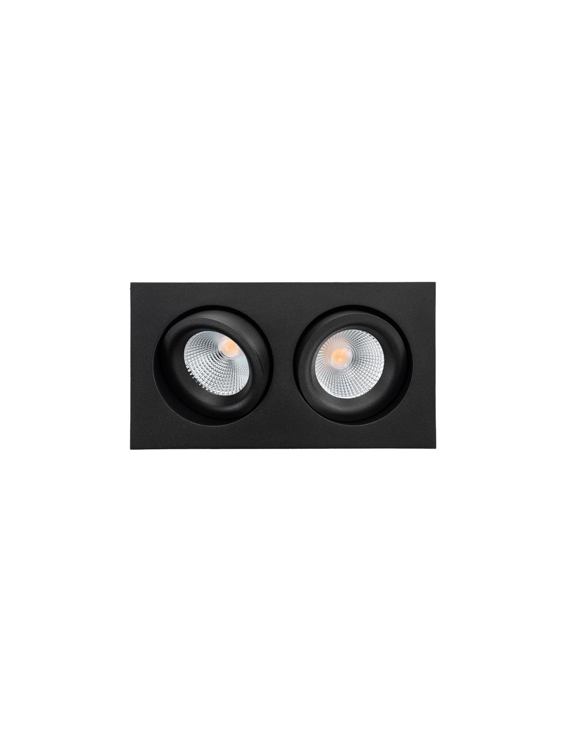 Junistar Lux Square Noir 2X8W Led 4000K
