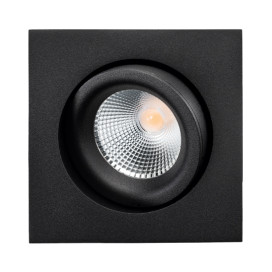 Junistar Lux Square Noir 8W Led 2700K Da