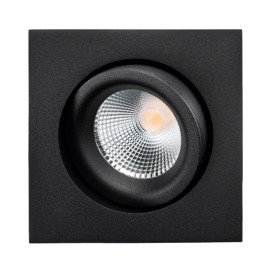 Junistar Lux Square Noir 8W Led 2700K Da