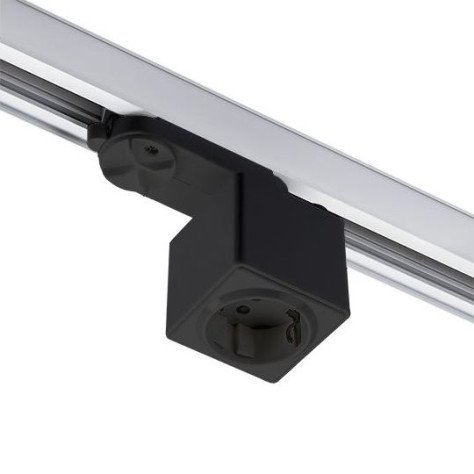 ShopLine prise noir pour rail 3-all.
