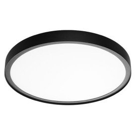 Disc 480 noir 3000K LED 36W + unité de secours + détecteur mouvement