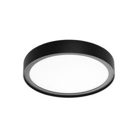 Disc 290 noir 3000K LED 22W + détecteur mouvement