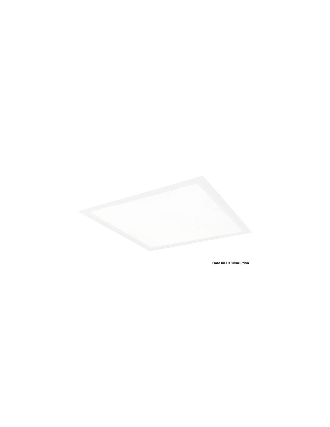 MultiConcept DiLED panneau Frontal Prisma blanc
