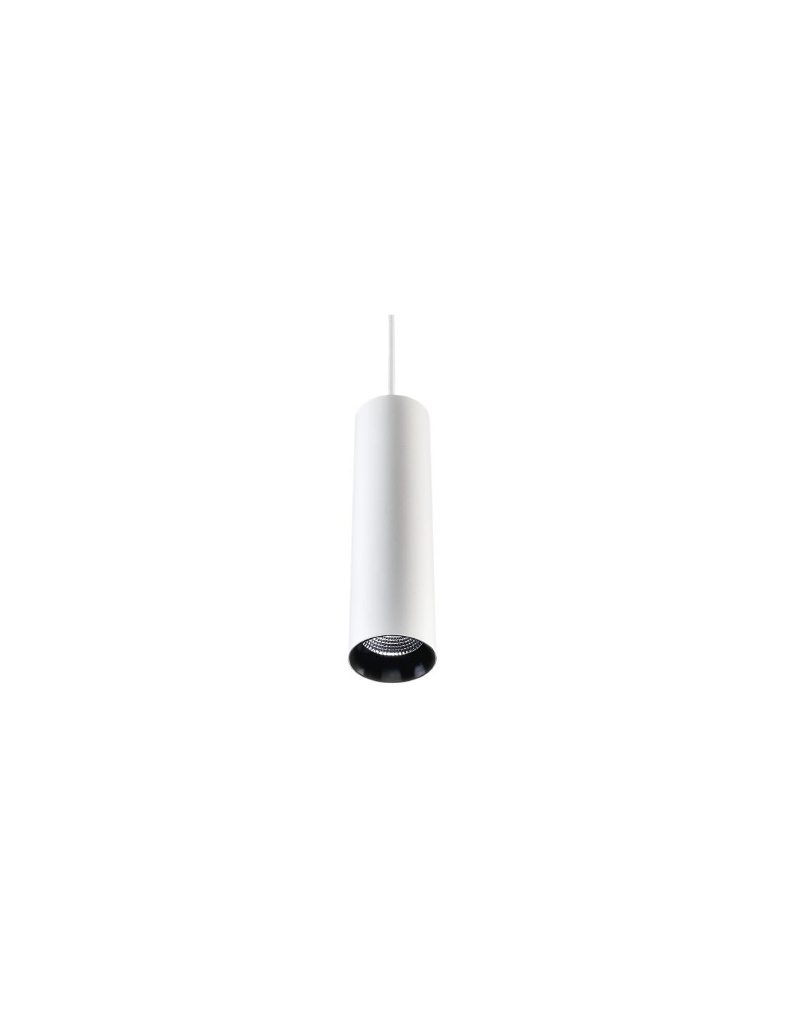 Zip tube pendel mini blanc 3000K