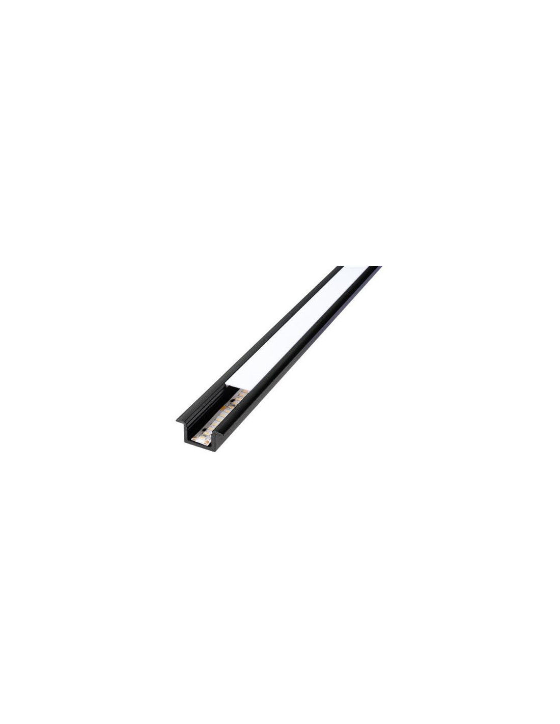 StripLine 1,8m Profil encastré noir
