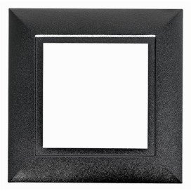 Soft Square Frame 1x noir