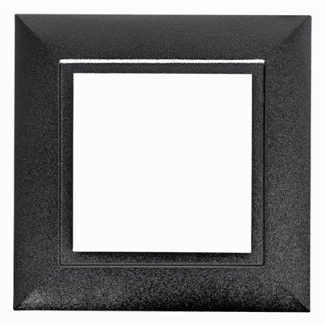 Soft Square Frame 1x noir