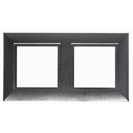 Soft Square Frame 2x noir