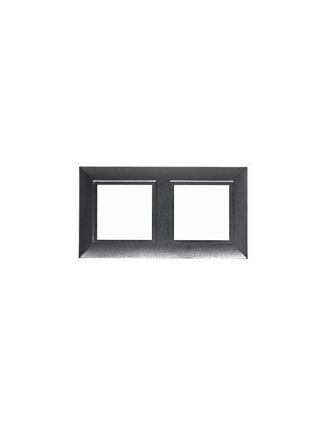 Soft Square Frame 2x noir