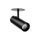 Tube Mini R noir plafond 2700K