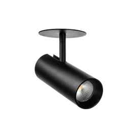 Tube Mini R noir plafond 3000K