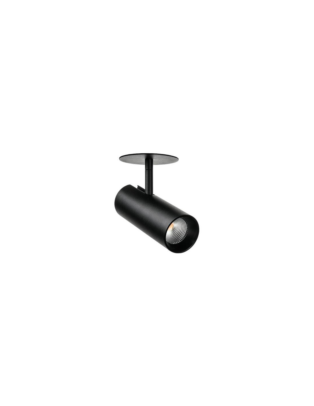 Tube Mini R noir plafond 3000K