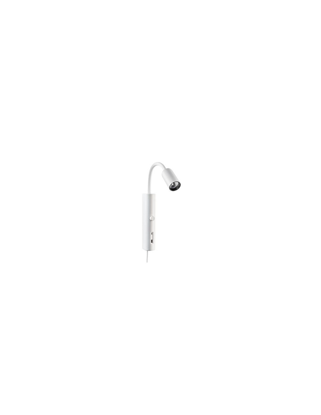 Tube Wall blanc USB 2700K Coupure de phase