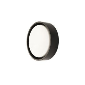 Frame Round noir Led 4000K Crépusculaire