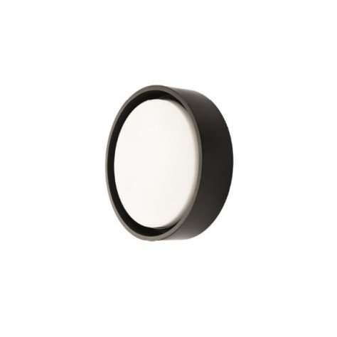 Frame Round noir Led 4000K Crépusculaire