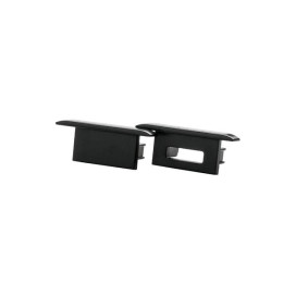 StripLine Noir Embout final encastré kit