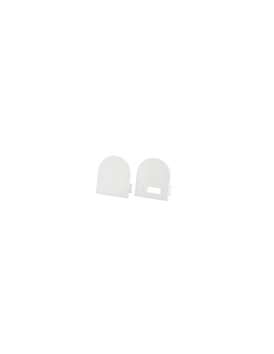 StripLine Blanc profil plâtrage Embout