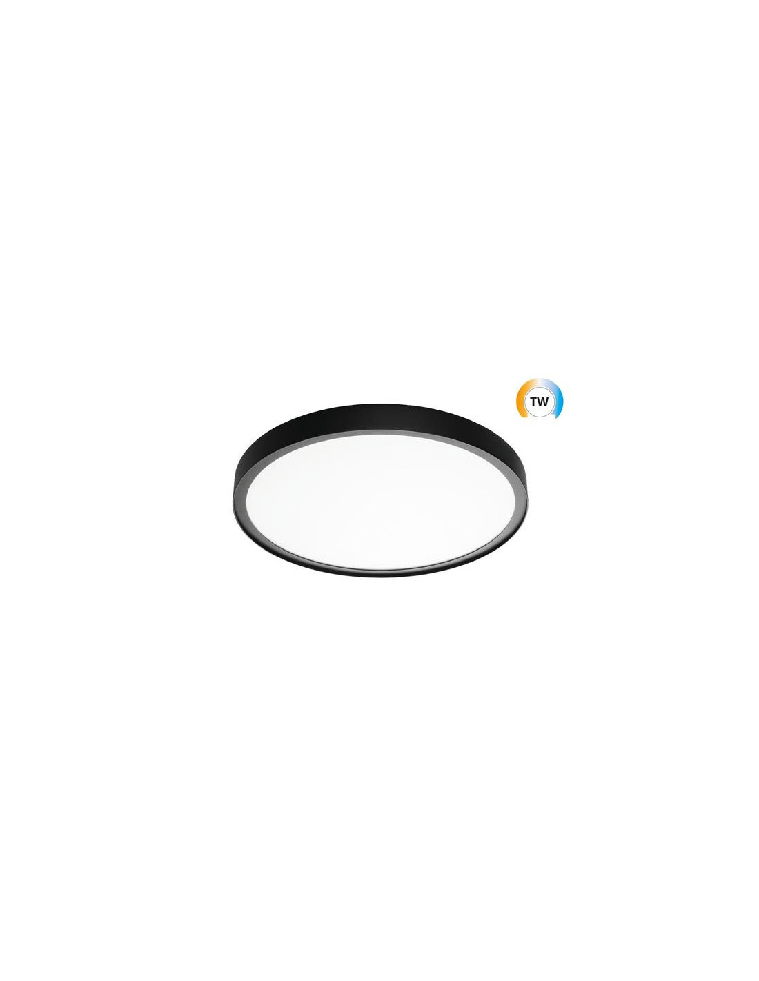Disc 480 noir LED TW 2000-4000K LEDDim