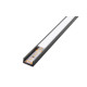 Stripline 1,8m profile surface slim noir in/out