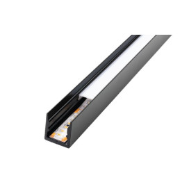 Stripline 1,8m profile surface soft noir in/out