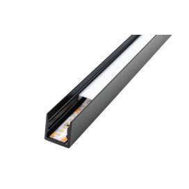 Stripline 1,8m profile surface soft noir in/out