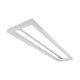 Sense cadre surface blanc 300x1200 - aluminium