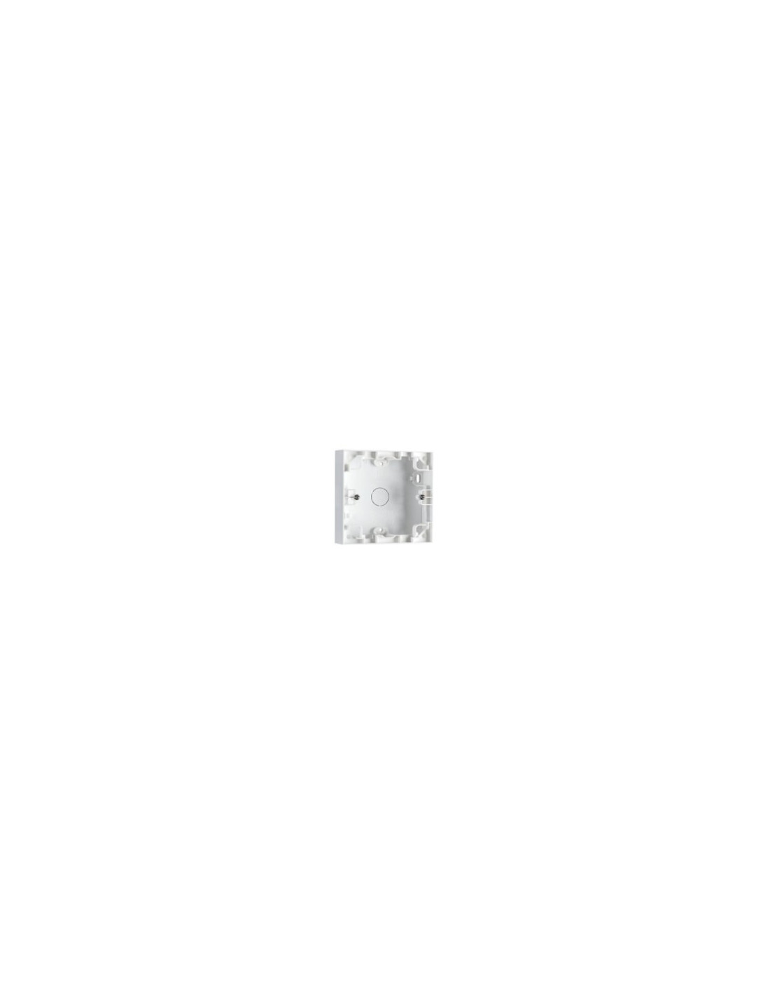 Boîtier en saillie blanc mat 1x