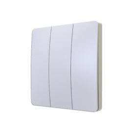 Télécommande sans pile 3 canaux – Technologie piézoélectrique, IP67, blanc