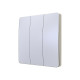 Télécommande sans pile 3 canaux – Technologie piézoélectrique, IP67, blanc