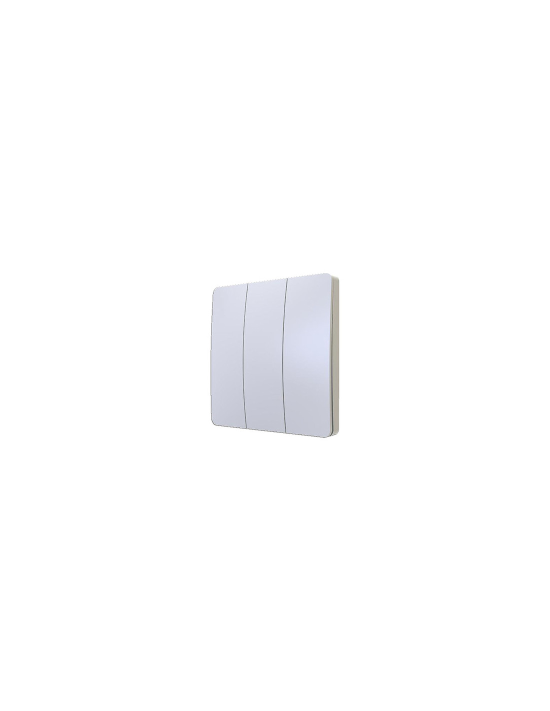 Télécommande sans pile 3 canaux – Technologie piézoélectrique, IP67, blanc