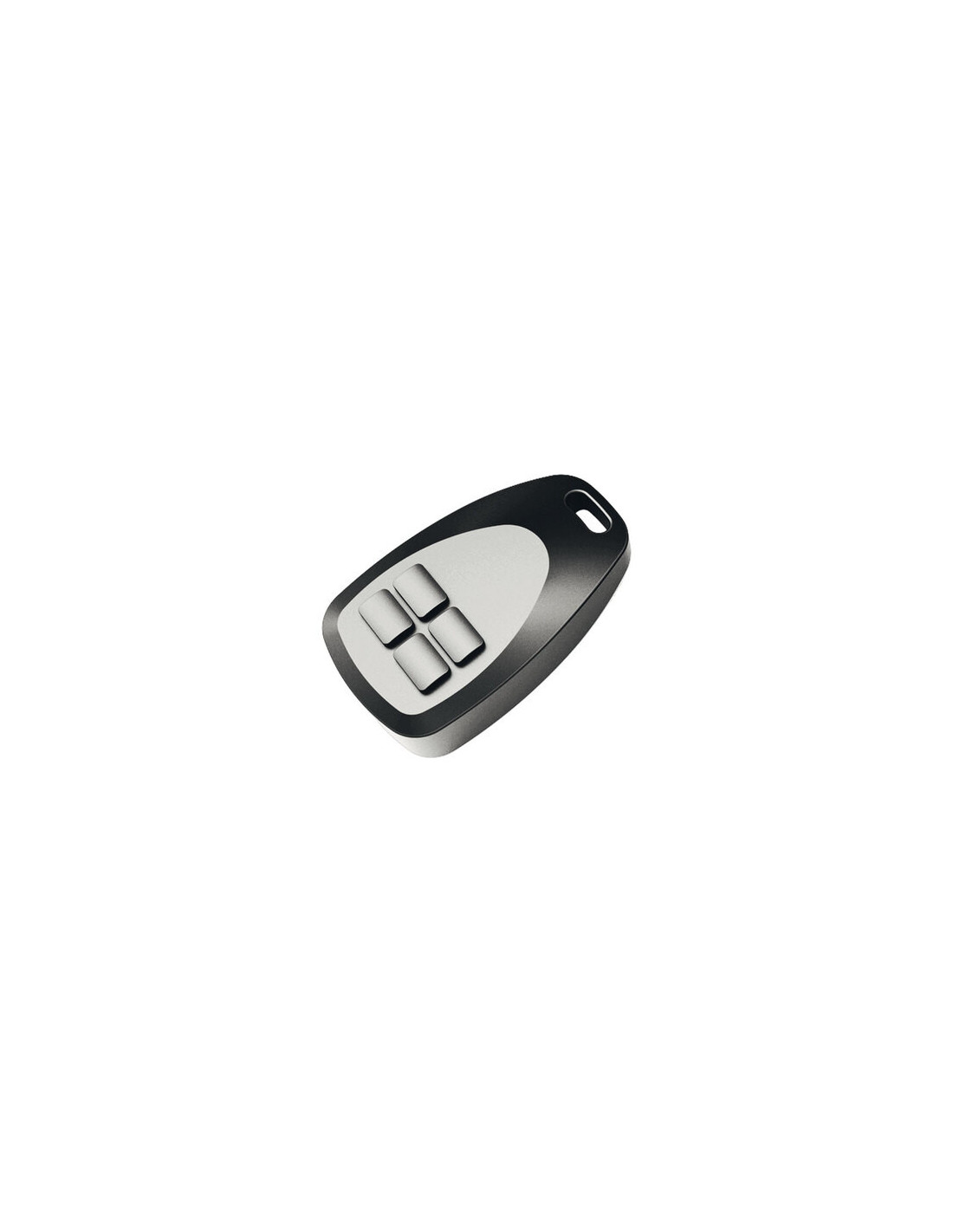 Télécommande RF piézoélectrique 4 canaux, portée 30 m, étanche IP67