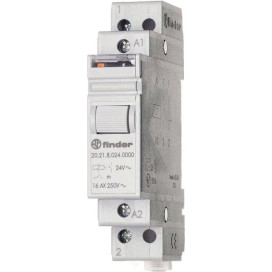 Télérupteur bipolaire modulaire 2NO | 16A/24Vac