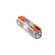 Connecteur de passage avec levier - 0,2-4mm² pour tous types de conducteurs