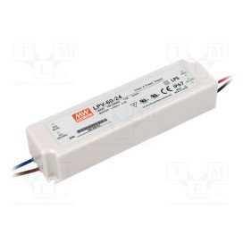 Alimentation LED 60W 24VDC - 230V - IP67 BASIC