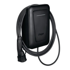Borne de recharge Witty Plus avec câble fixe 6,5m, 22 kW MID OCPP